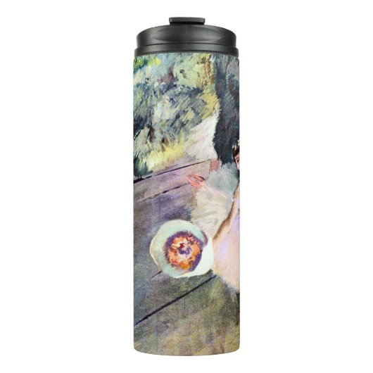 Dancer with a Bouquet of Flowers by Edgar Degas Thermosbeker (Voorkant)