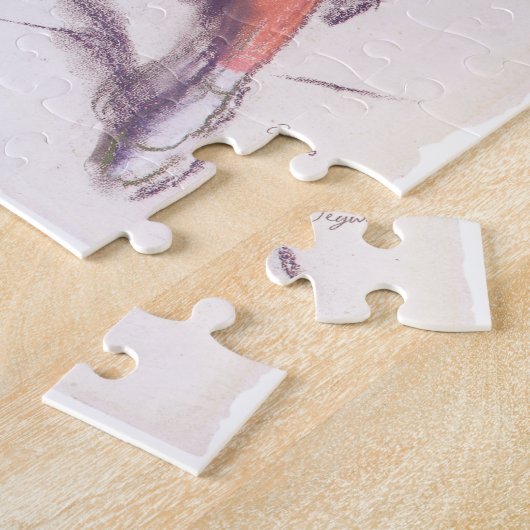 Dancer with Red Stockings by Edgar Degas Legpuzzel (Zijkant)