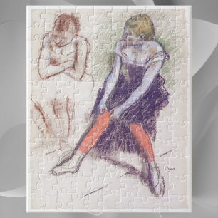 Dancer with Red Stockings by Edgar Degas Legpuzzel