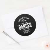 Dancer Work Title Cadeau Ronde Sticker (Envelop)