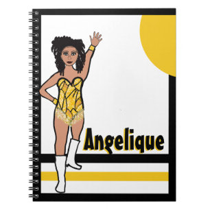 Dancer Yellow Fringe Notitieboek #2