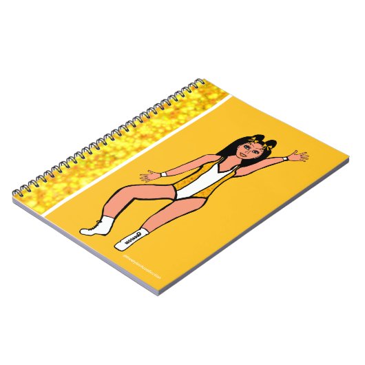 Dancer Yellow Spark Notitieboek #2 (Linkerzijde)