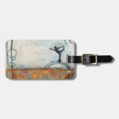 Dancer Yoga Girl Bagagelabel (Voorkant horizontaal)