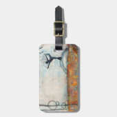 Dancer Yoga Girl Bagagelabel (Voorkant verticaal)