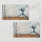Dancer Yoga Girl Visitekaartjes (Voorkant / Achterkant)
