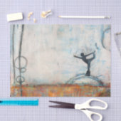 Dancer Yoga Girl - Weefpapier Tissuepapier (Craft)