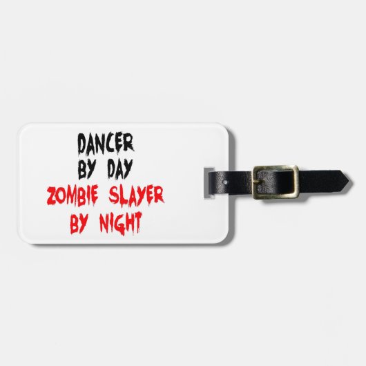 Dancer Zombie Slayer Bagagelabel (Voorkant horizontaal)