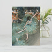 Dancer zwaaien, danser in Groen | Edgar Degas (Staand voorkant)