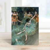 Dancer zwaaien, danser in Groen | Edgar Degas Kaart
