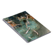 Dancer zwaaien, danser in Groen | Edgar Degas Notitieboek (Rechterzijde)