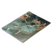 Dancer zwaaien, danser in Groen | Edgar Degas Notitieboek (Linkerzijde)