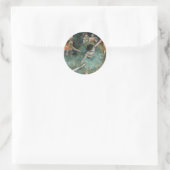 Dancer zwaaien, danser in Groen | Edgar Degas Ronde Sticker (Tas)
