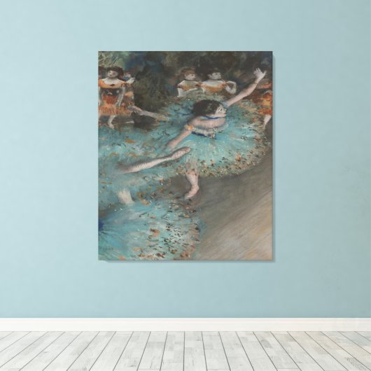 Dancer zwaaien door Degas Canvas Afdruk (Insitu (Houten vloer))