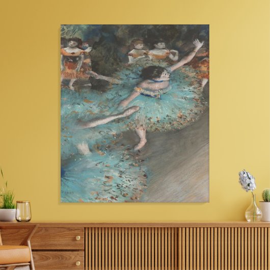 Dancer zwaaien door Degas Canvas Afdruk (Insitu (Woonkamer))