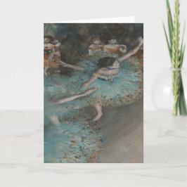 Dancer zwaaien door Degas Kaart