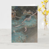 Dancer zwaaien door Degas Kaart (Gele Bloem)