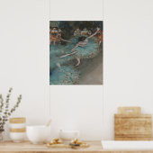 Dancer zwaaien door Degas Poster (Keuken)