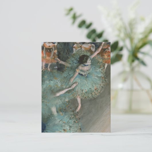 Dancer zwaaien - Edgar Degas Briefkaart (Staand voorkant)