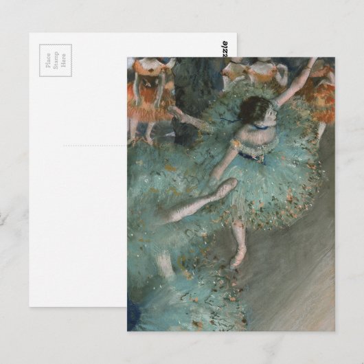 Dancer zwaaien - Edgar Degas Briefkaart (Voorkant / Achterkant)
