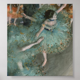 Dancer zwaaien - Edgar Degas Poster