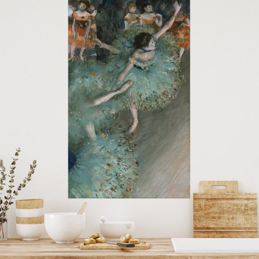 Dancer zwaaien - Edgar Degas Poster (Keuken)