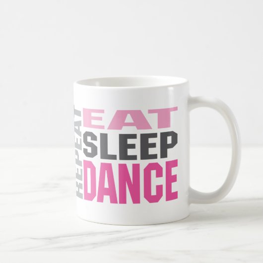dancerepaat, dancerepaat koffiemok (Rechts)