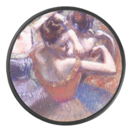 Dancers 1899 Edgar Degas Hockey Puck