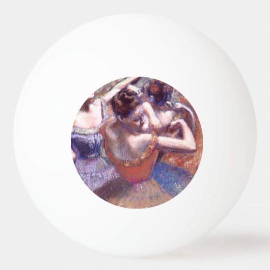 Dancers 1899 Edgar Degas Pingpongbal (Voorkant)