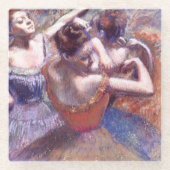 Dancers 1899 Edgar Degas Poster Glazen Onderzetter (Voorkant)