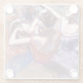 Dancers 1899 Edgar Degas Poster Glazen Onderzetter (Achterkant)