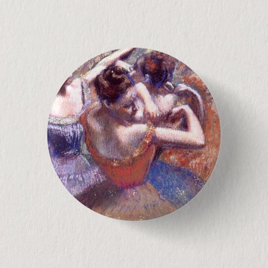 Dancers 1899 Edgar Degas Ronde Button 3,2 Cm (Voorkant)