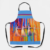 Dancers All-Over Print Schort (Voorkant)