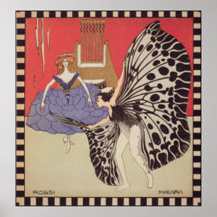 Dancers - Art Print door Kolo Moser