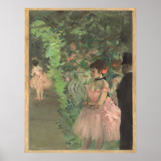Dancers Backstage - Edgar Degas Fine Art Poster (Voorkant)