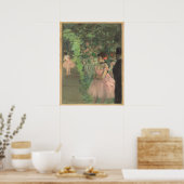 Dancers Backstage - Edgar Degas Fine Art Poster (Keuken)