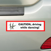 Dancers bumpersticker (Op auto)