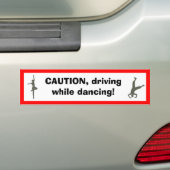 Dancers bumpersticker (Op auto)