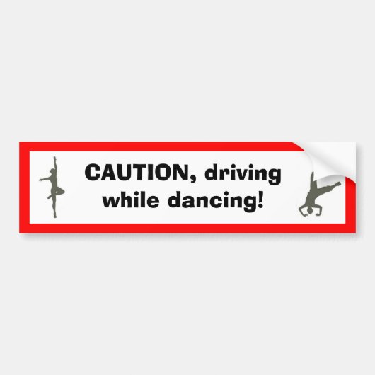 Dancers bumpersticker (Voorkant)