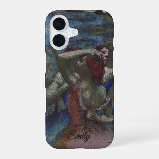 Dancers by Edgar Degas – Personalized Art iPhone 16 Hoesje (Achterkant)