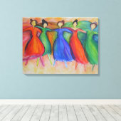Dancers Canvas (Insitu (Houten vloer))