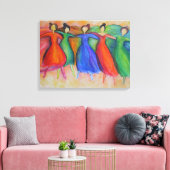 Dancers Canvas Afdruk (Insitu (Woonkamer))