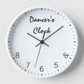 Dancers Clock - Funny Dansans Humor 5678 (Voorkant)