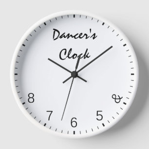 Dancers Clock - Funny Dansans Humor 5678