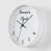 Dancers Clock - Funny Dansans Humor 5678 (Hoek)