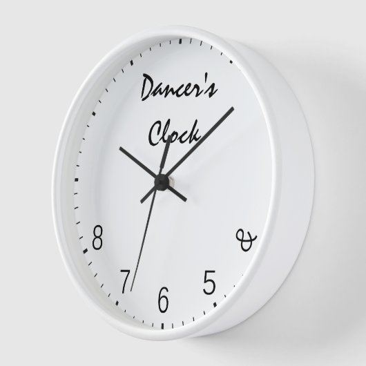 Dancers Clock - Funny Dansans Humor 5678 (Hoek)