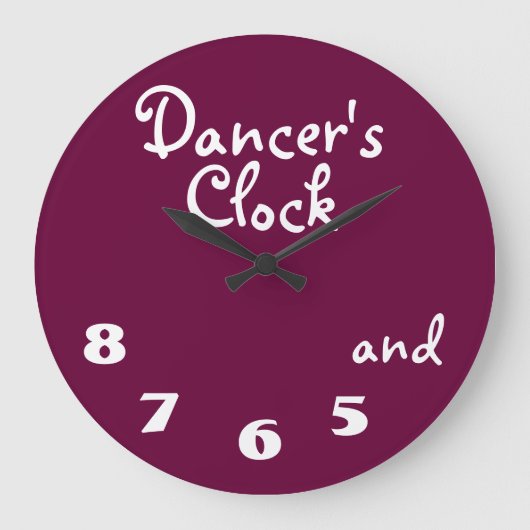 Dancer's Clock Grote Klok (Voorkant)
