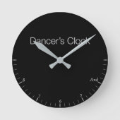Dancer's Clock Ronde Klok (Voorkant)