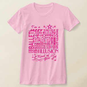 Dancer's, Dansende Sint van Meisje T-shirt. T-shirt