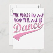 Dancers Delight Apparel en Merchandise Briefkaart (Voorkant / Achterkant)