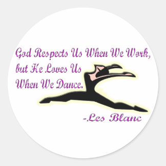 Dancers Delight Apparel en Merchandise Ronde Sticker